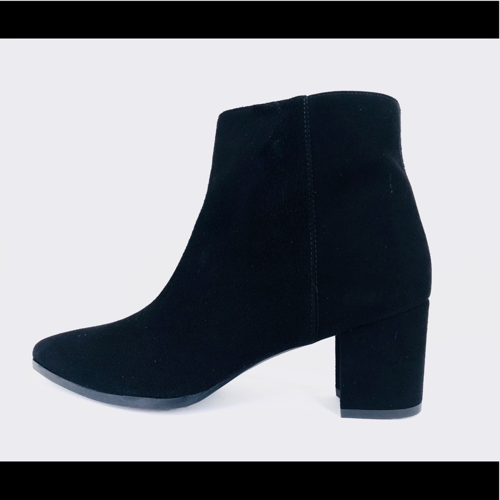 Stuart Weitzman Zepher Suede Ankle Bootie Boots - Picture 11 of 14